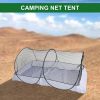 Screen Camping Tent Pop Up Mesh Single Person Tent Single Screened Canopy Tent With Carry Bag For Hiking Camping Backyard