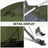 Camping Tent 1 Person Tent Waterproof Two Doors Backpacking Tent Easy Setup Lightweight for Outdoor,Hiking Mountaineering Travel