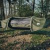 Night Cat Flat Lay Hammock Tent with Mosquito Net Waterproof Rainfly Storage Room for 1 Person Backpacking Hiking Camping