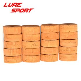 LureSport 20pcs AA Grade Cork Ring Rubber Cork Ring 1 1/4" x 1/2" x1/4' Rod Building Component Repair DIY Accessory