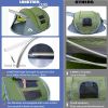 4 Person Easy Pop Up Tent Waterproof Automatic Setup 2 Doors-Instant Family Tents for Camping Hiking & Traveling