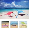 3 colors Beach Shade Tent UV Protection Camping Outdoor Portable Beach Tent Sun Shading Awning Beach Tents Sun Shade Set