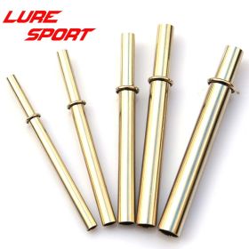 LureSport 5 sets Brass Ferrules Chrome Plated Rod connecting tube Mix Size Rod Building Component Repair Pole DIY Accessory (Length: 1 EachSize5 6 7 8 9)