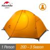 Naturehike Cycling Backpack Tent Ultralight 20D/210T For 1 Person Camping Tent NH18A095-D