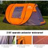 Oileus Pop Up Tent Family Camping Tents - 4/6/8 Person Cabin Tent Quick Setup, Instant Camping