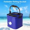 Fishing Bucket Safe EVA Fish Box Tank Collapsible Practical Portable Water Container With Net Outdoor Camping Fishing Well Made