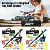 Fishing Rod and Reel Full Kit Telescopic Handle Rod Fishing Reel combo for Freshwater Fishing Line Carry Bag Fishing Gear Set