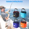 Fishing Bucket Safe EVA Fish Box Tank Collapsible Practical Portable Water Container With Net Outdoor Camping Fishing Well Made